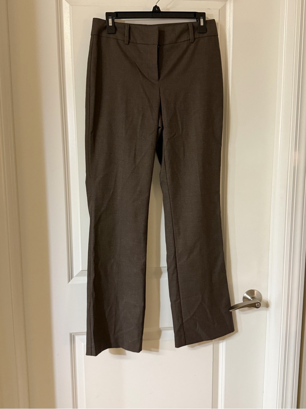 Ann Taylor Dark Brown Boot-Cut Dress Pants